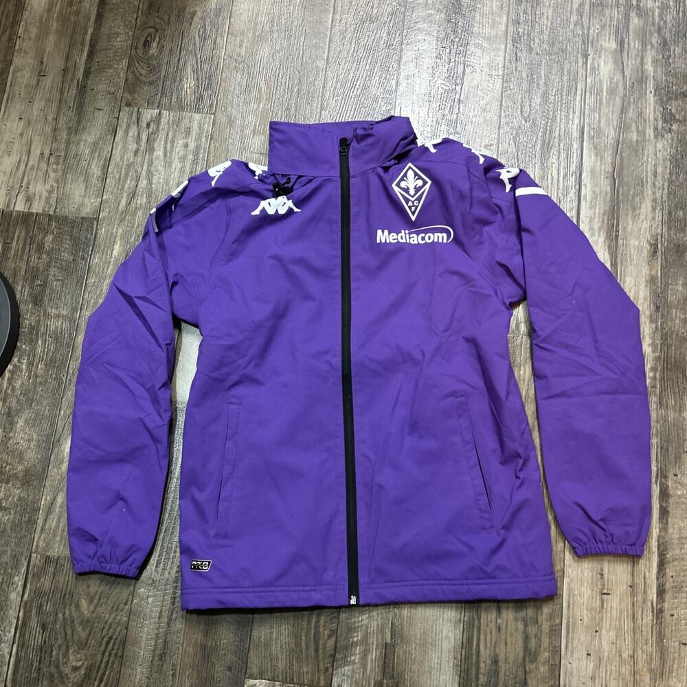 Kappa Fiorentina 2020-21 Purple Waterproof Training Windbreaker XS